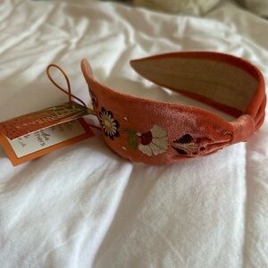 Powder UK headband - NWT - coral with floral